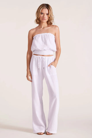 Bobi Smocked Tube Top - Premium clothing at Lonnys NY - Just $80! Shop Womens clothing now