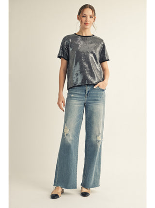 Born in March Sequin Sweater