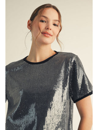 Born in March Sequin Sweater