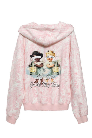 Boys Lie Let Love Guide My Way Racer Hoodie
