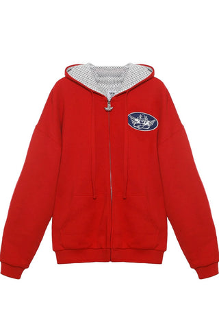Boys Lie Red Flags Harley Zip Up Hoodie