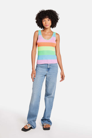 Brodie Wispr Striped Tank - Premium clothing at Lonnys NY - Just $121! Shop Womens clothing now