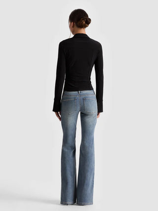 Alice + Olivia Freya Fitted Button Down Shirt