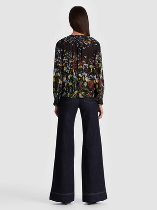 Alice + Olivia Thalia Button Down Blouse