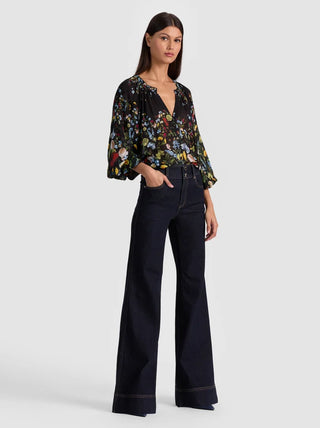 Alice + Olivia Thalia Button Down Blouse