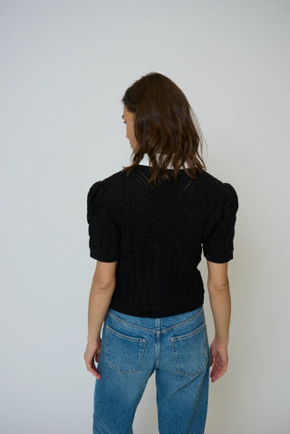 CPW Brooke Short Sleeve Twofer Sweater