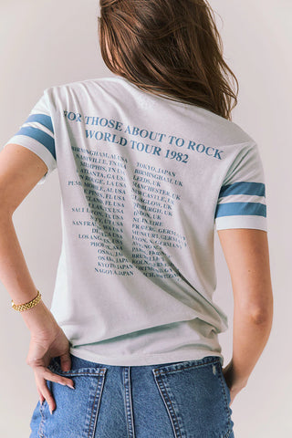 Chaser AC/DC 1982 Tour Tee - Premium clothing at Lonnys NY - Just $66! Shop Womens clothing now