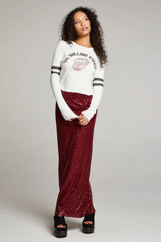 Chaser Amber Sparkle Skirt - Premium clothing at Lonnys NY - Just $128! Shop Womens clothing now