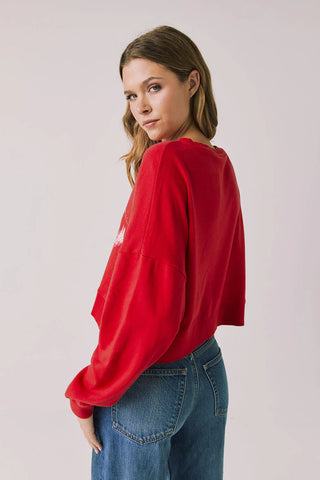 Chaser Apres Ski Cropped Sweatshirt