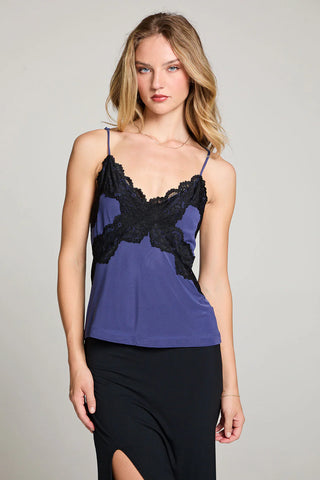 Chaser Julia Lace Cami Tank - Premium clothing at Lonnys NY - Just $88! Shop Womens clothing now