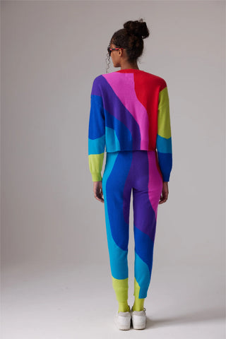Colorush Wavestripe Crew Sweater - Premium clothing at Lonnys NY - Just $231! Shop Womens clothing now