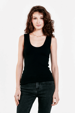 DEAR JOHN DENIM PAULA SCOOP TANK - Premium  at Lonnys NY - Just $39! Shop Womens clothing now