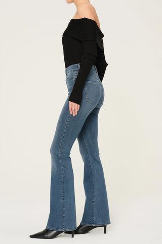 DL1961 Bridget High Rise Boot Jeans - Premium clothing at Lonnys NY - Just $230! Shop Womens clothing now