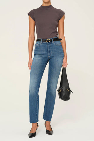 DL1961 Halle Straight Leg Jeans - Premium clothing at Lonnys NY - Just $219! Shop Womens clothing now