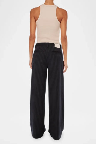 DL1961 Zoie Wide Leg Pinstripe Pants - Premium clothing at Lonnys NY - Just $259! Shop Womens clothing now