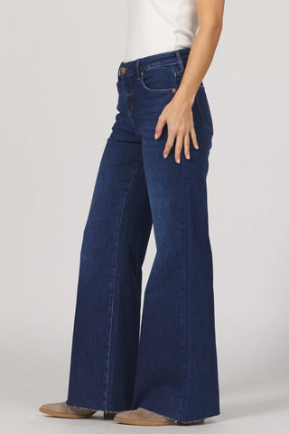 Hidden Micah Wide Leg Jeans in Night