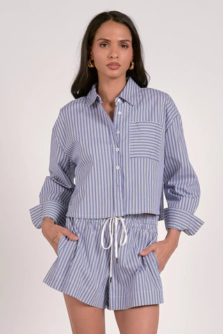 Elan Charlotte Button Down Top - Premium clothing at Lonnys NY - Just $70! Shop Womens clothing now