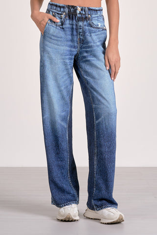 Elan Jenna Faux Denim Sweatpants