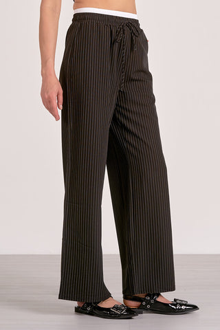 Elan Layered Pinstripe Pants