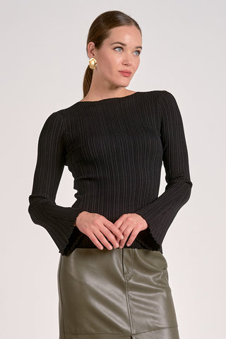 Elan Flared Sleeve Shirt
