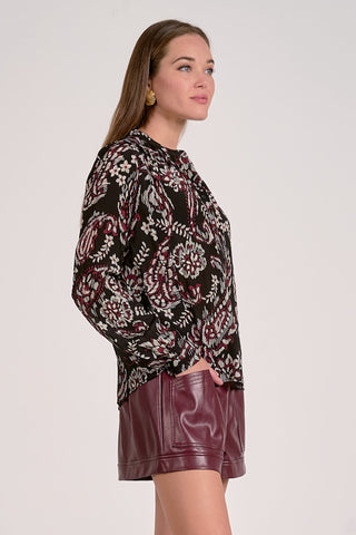 Elan Paisley Blouse