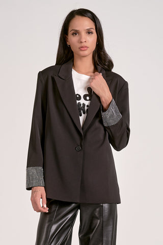 Elan Rhinestone Blazer