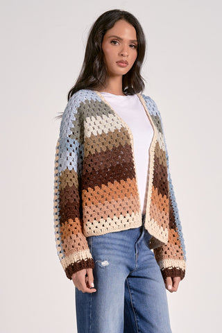Elan Crochet Cardigan