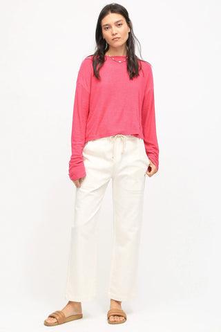 Electric & Rose Lane Slub Long Sleeve Tee - Premium clothing at Lonnys NY - Just $118! Shop Womens clothing now