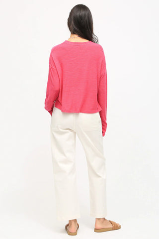 Electric & Rose Lane Slub Long Sleeve Tee - Premium clothing at Lonnys NY - Just $118! Shop Womens clothing now