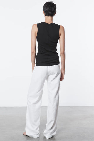 Enza Costa Essential Sleeveless U Tank - Premium clothing at Lonnys NY - Just $120! Shop Womens clothing now