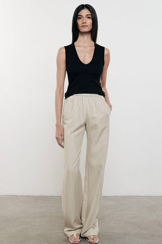 Enza Costa Essential Sleeveless U Tank - Premium clothing at Lonnys NY - Just $120! Shop Womens clothing now