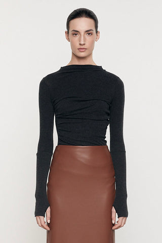 Enza Costa Cashmere Twist Top - Premium clothing at Lonnys NY - Just $280! Shop Womens clothing now