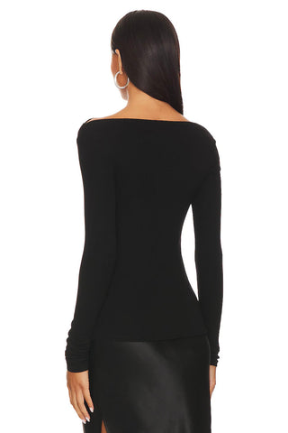 Enza Costa Silk Knit Boatneck Top - Premium clothing at Lonnys NY - Just $165! Shop Womens clothing now