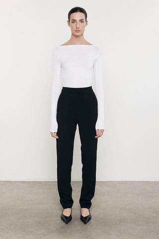 Enza Costa Silk Knit Boatneck Top - Premium clothing at Lonnys NY - Just $165! Shop Womens clothing now