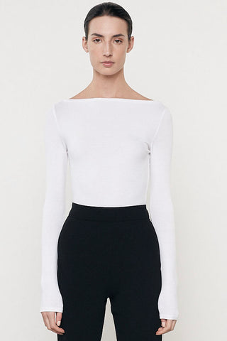 Enza Costa Silk Knit Boatneck Top - Premium clothing at Lonnys NY - Just $165! Shop Womens clothing now