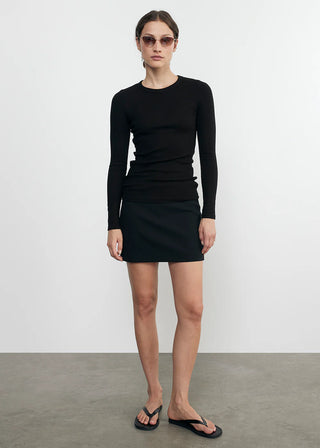 Enza Costa Textured Knit Long Sleeve Crew - Premium clothing at Lonnys NY - Just $165! Shop Womens clothing now