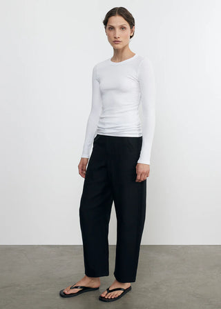 Enza Costa Textured Knit Long Sleeve Crew - Premium clothing at Lonnys NY - Just $165! Shop Womens clothing now