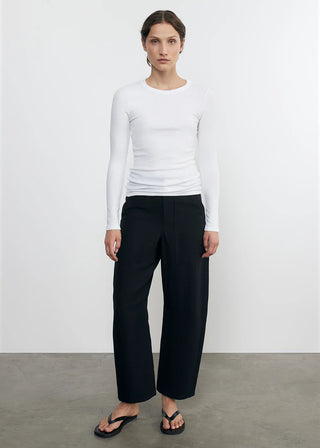 Enza Costa Textured Knit Long Sleeve Crew - Premium clothing at Lonnys NY - Just $165! Shop Womens clothing now