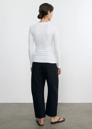 Enza Costa Textured Knit Long Sleeve Crew - Premium clothing at Lonnys NY - Just $165! Shop Womens clothing now