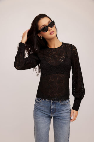 Fifteen Twenty Ina Stretch Lace Top - Premium clothing at Lonnys NY - Just $165! Shop Womens clothing now