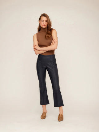 Fifteen Twenty Sigourney Leather Pintuck Pants