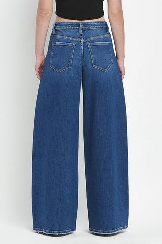 Flying Monkey Arosa Pleated Wide Leg Jeans - Premium clothing at Lonnys NY - Just $94! Shop Womens clothing now