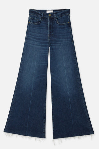 Frame Le Palazzo Crop Raw Fray Jeans - Premium clothing at Lonnys NY - Just $268! Shop Womens clothing now