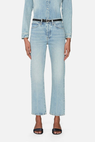 Frame Vertical Crop Jeans