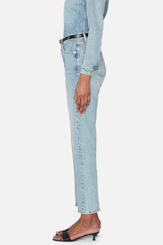 Frame Vertical Crop Jeans