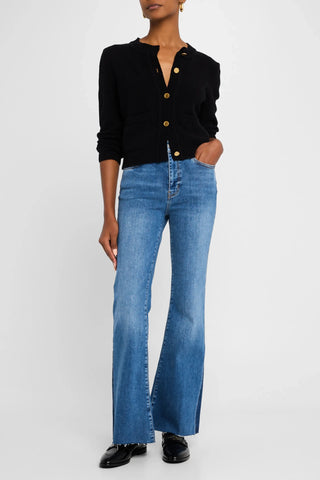 Frame Le Easy Flare Outseam Insert Jeans - Premium clothing at Lonnys NY - Just $278! Shop Womens clothing now