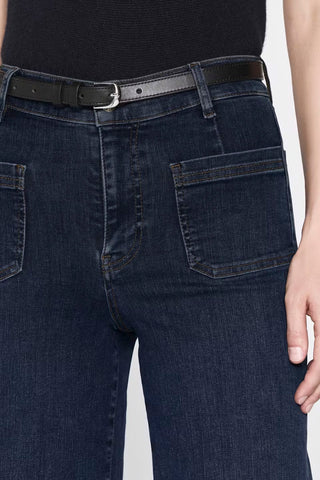 Frame Le Slim Palazzo Bardot Jeans - Premium clothing at Lonnys NY - Just $298! Shop Womens clothing now