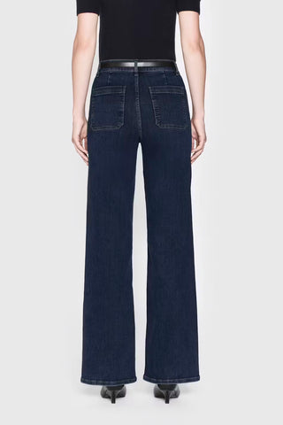Frame Le Slim Palazzo Bardot Jeans - Premium clothing at Lonnys NY - Just $298! Shop Womens clothing now