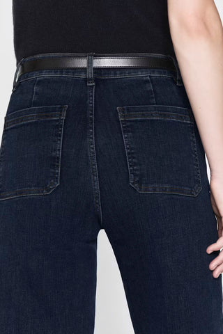 Frame Le Slim Palazzo Bardot Jeans - Premium clothing at Lonnys NY - Just $298! Shop Womens clothing now