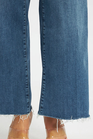 Frame Le Slim Palazzo Raw Hem Jeans - Premium clothing at Lonnys NY - Just $278! Shop Womens clothing now